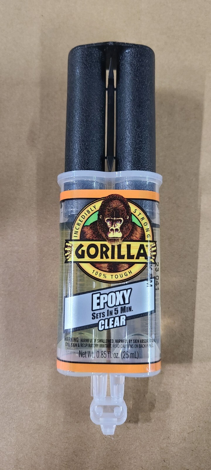 (2) Gorilla Epoxy Glue Liquid 0.85 oz/ Syringe – Clear