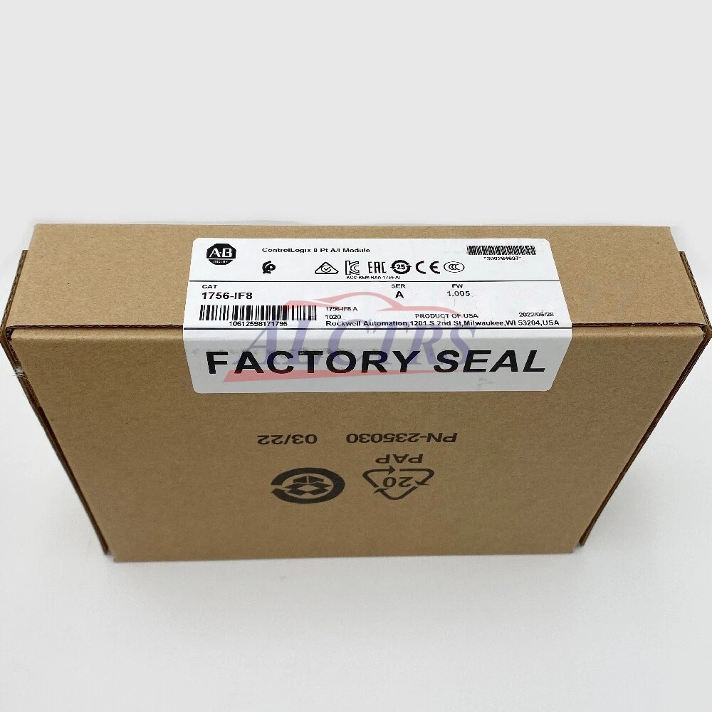 NEW 1756-IF8 AB ControlLogix Point A/I Module 2023 NEW Factory Sealed 1756IF8 TX