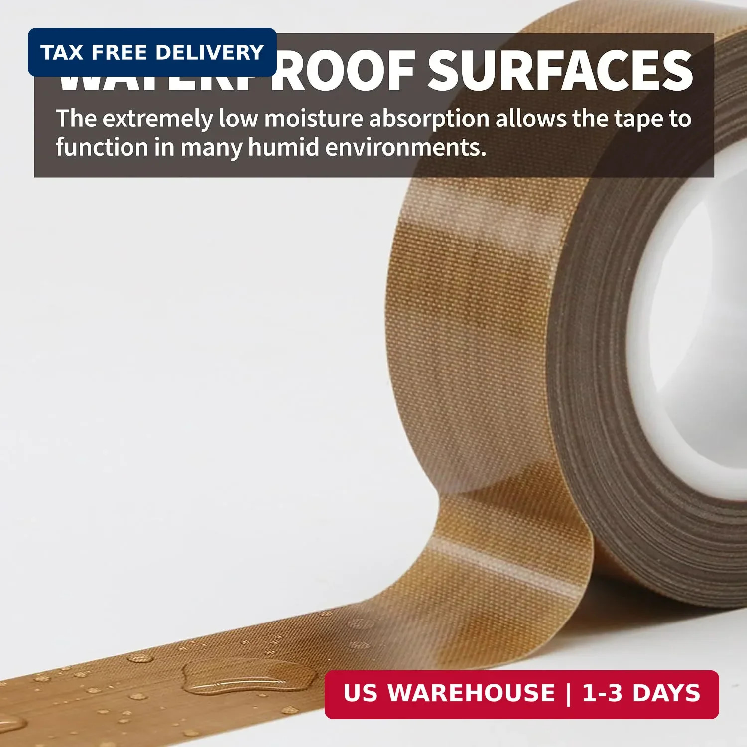 Teflone Tape, High Temperature PTFE Tape for Vacuum Sealer Machine, Hand Impulse