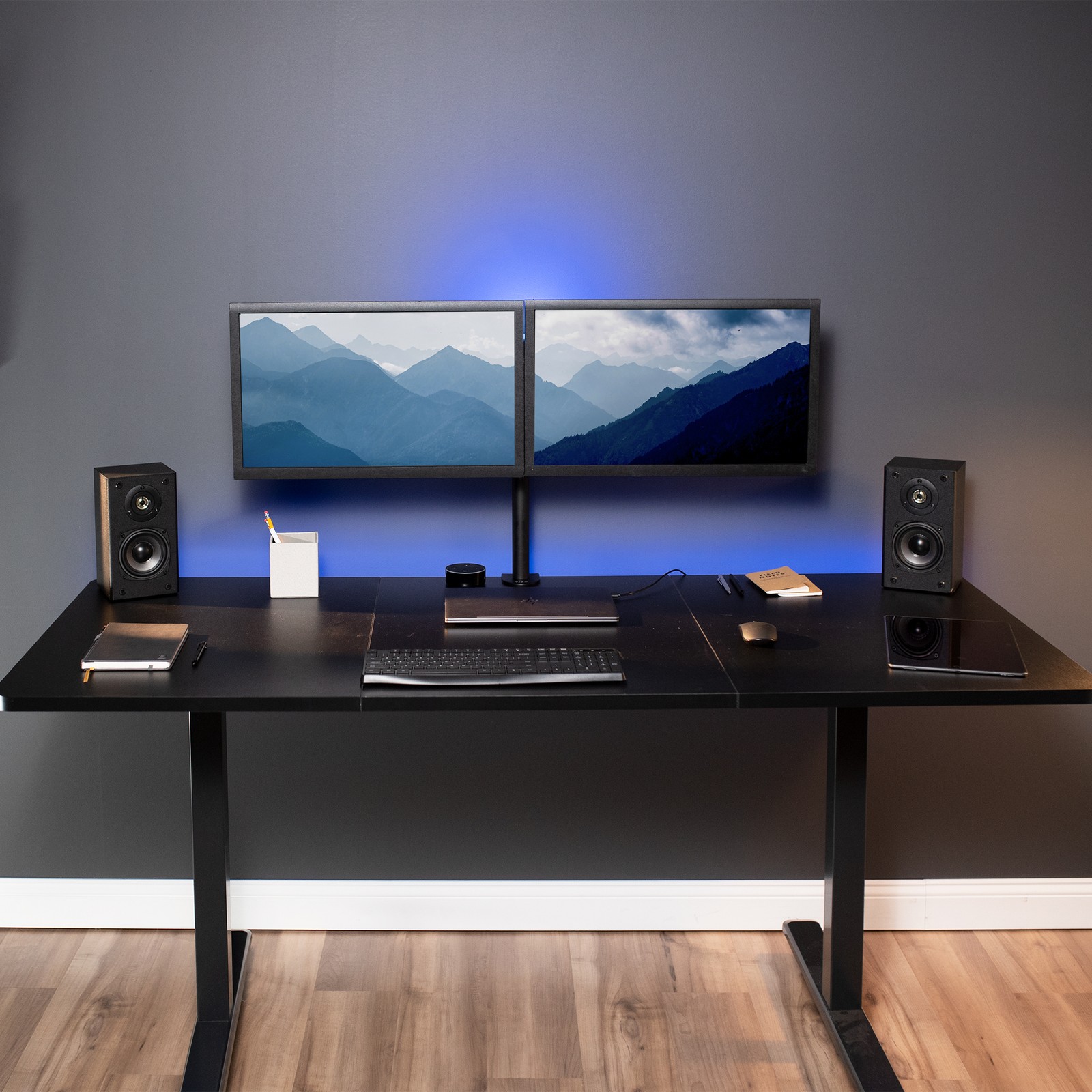 VIVO Black 71 x 30 inch Universal Table Top for Sit to Stand Desk Frames