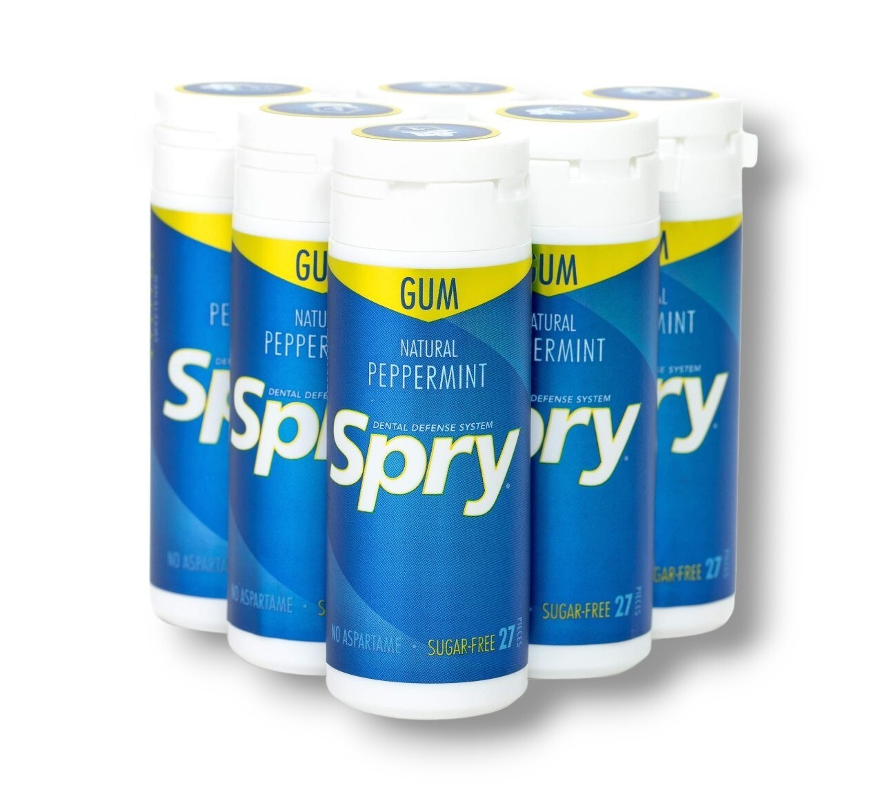 SUGARFREE GUM Xylitol Gum PEPPERMINT Sugar Aspartame Free 162 Pcs Sugar Free