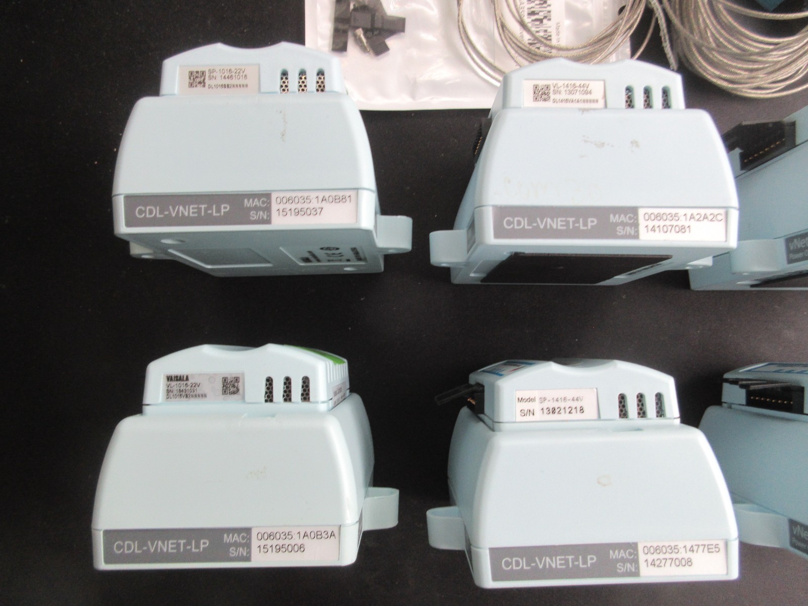 Vaisala SP-1416-44V Temperature Logger x6 Lot CDL-VNET-LP SP x2 parts used rtd