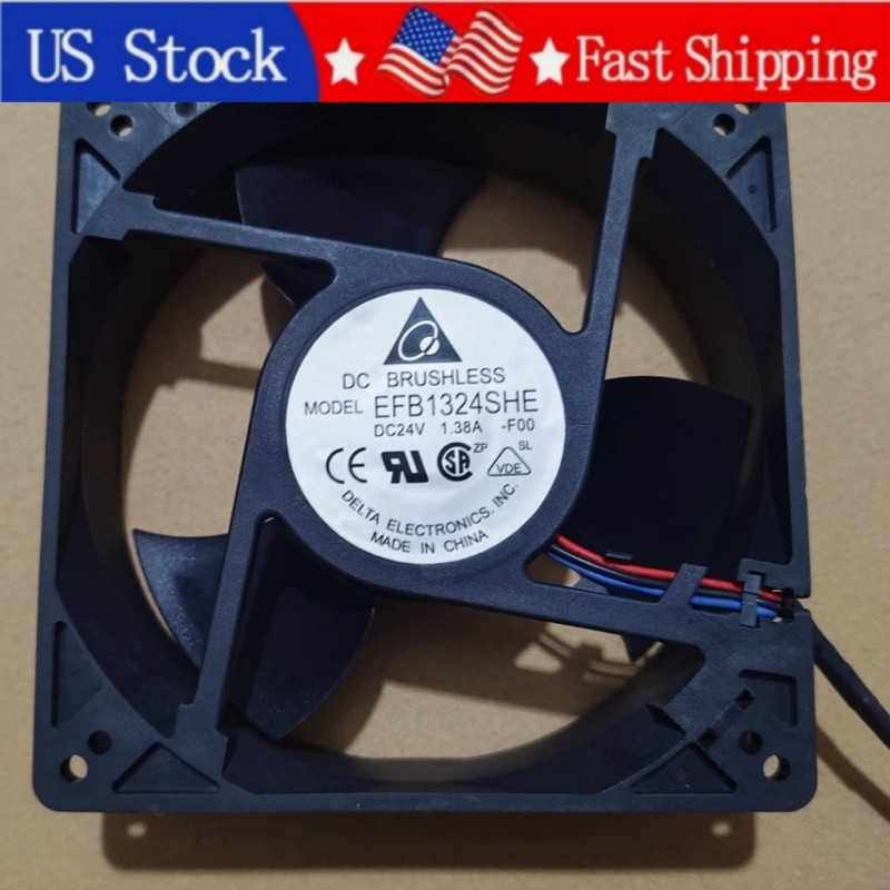 1PCS New Delta EFB1324SHE DC24V 1.38A Cooling Fan EFB1324SHE Fast Shipping