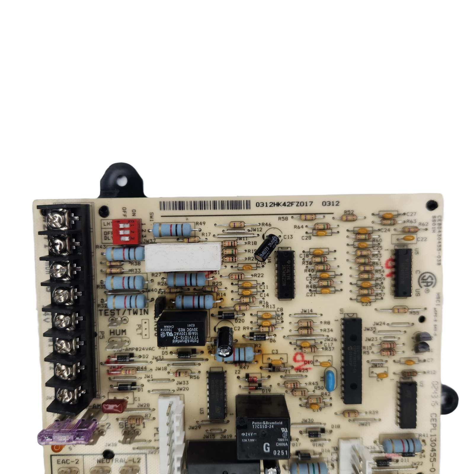 Carrier Bryant Payne HK42FZ017 Furnace Control CEPL130455-01