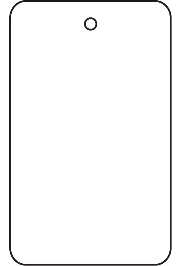 Blank White Garment Tags Unstrung Merchandise Price Jewelry Coupon Store Large
