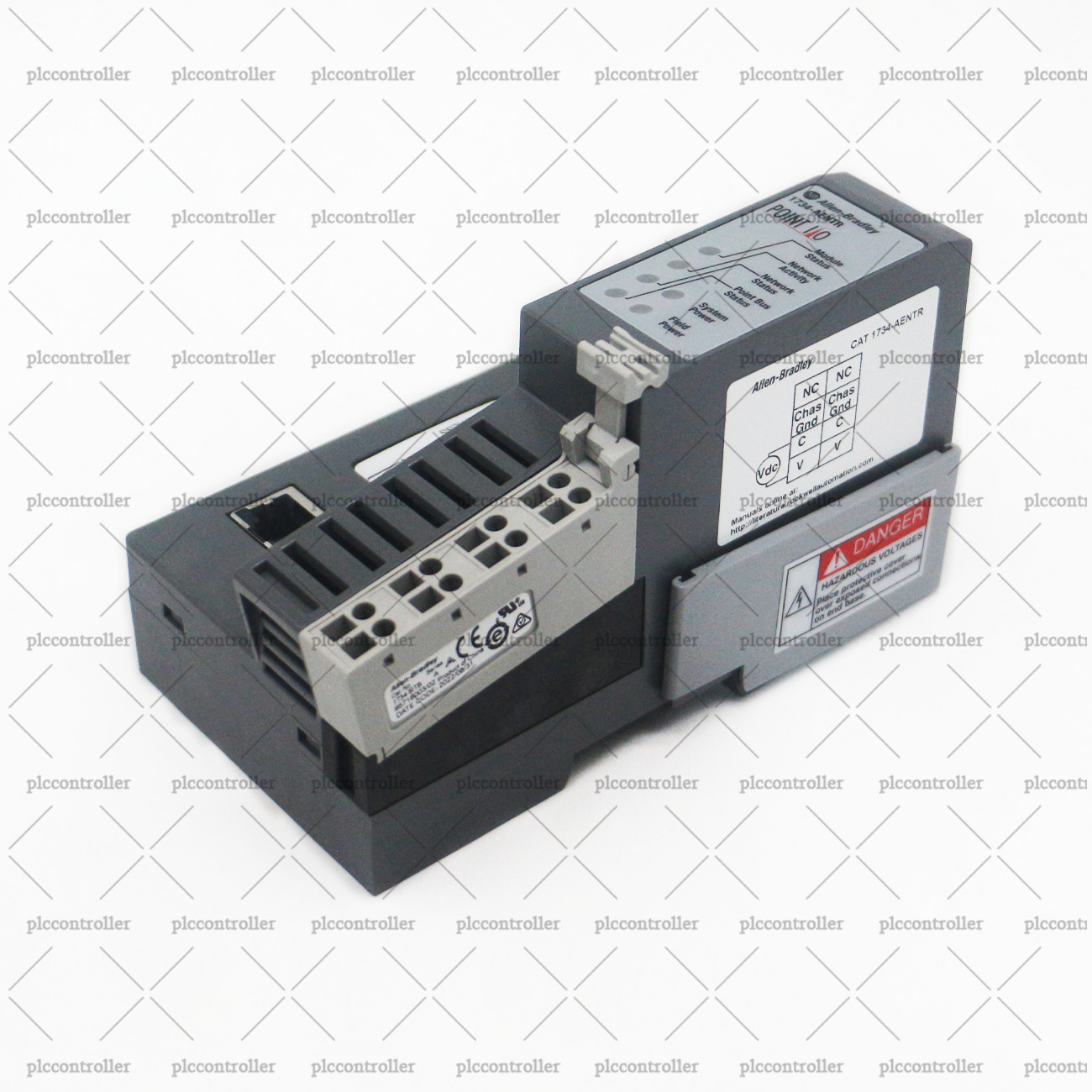 New Allen-Bradley 1734-AENTR POINT I/O Dual Port Network Adaptor EtherNet Module