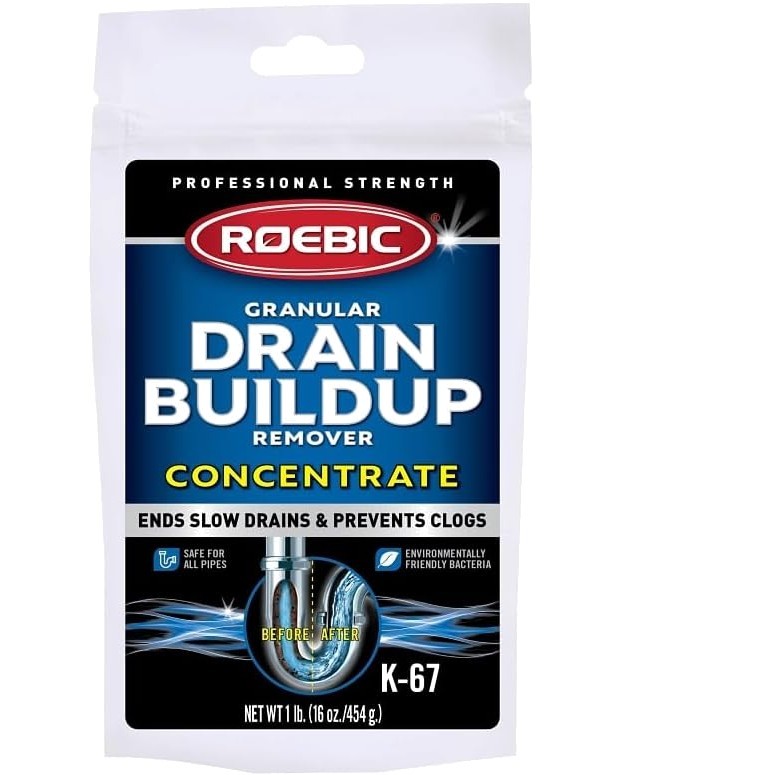 Professional Grade 16 Oz K-67GDB Unscented Drain & Trap Cleaner Granules