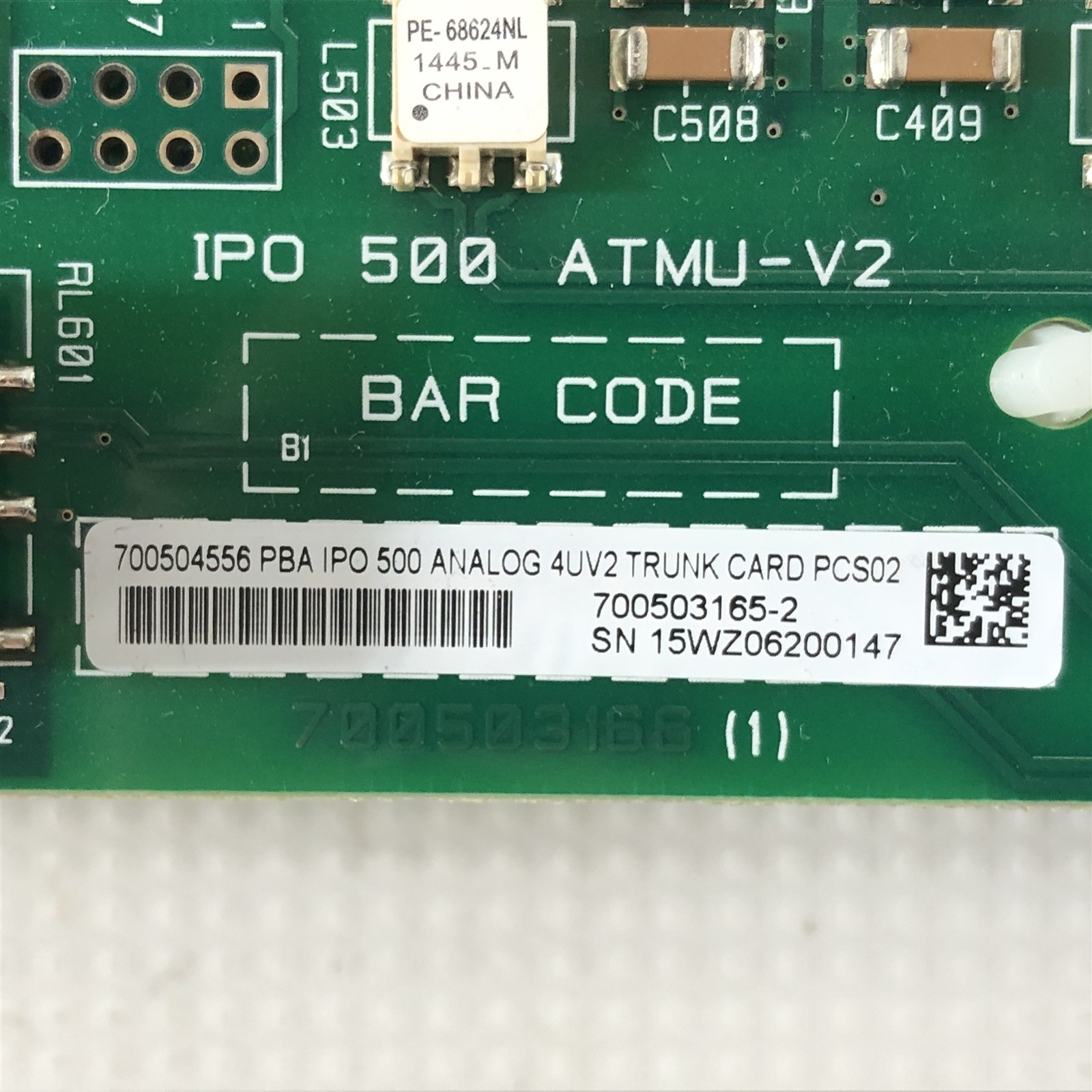 Lot of 4 Avaya IP Office 500 DS(1-6) ATMV2 Combination Card w/ 4 Analog Trunks