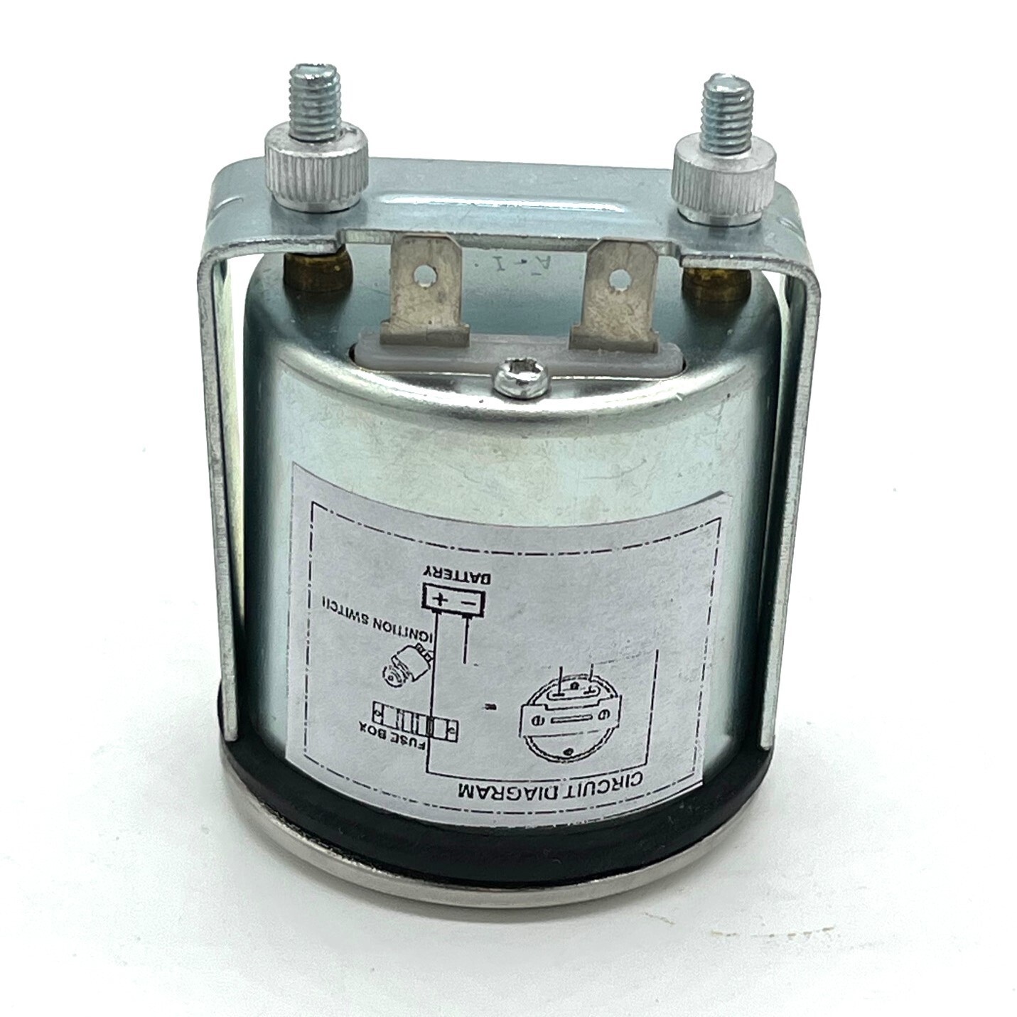 Universal Mechanical Hour Meter Gauge 2.00” Chrome Bezel 6V/12V/24V 3007-0563