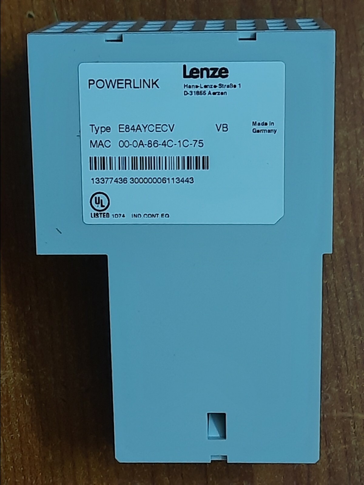 Lenze 8400 PowerLink module Type: E84AYCECV -Brand New in original Lenze package