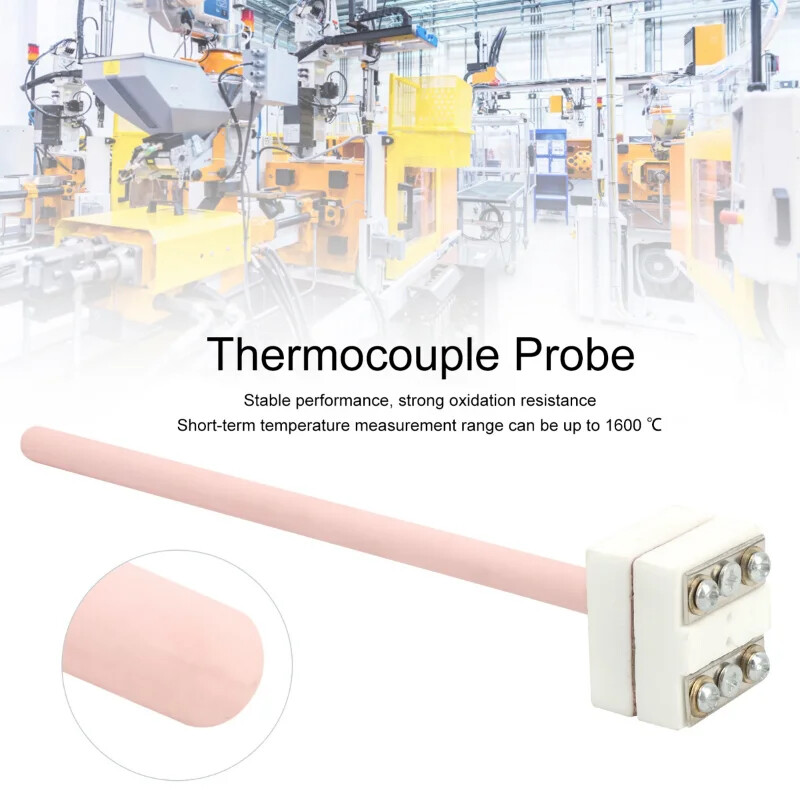 Type S Platinum Rhodium Thermocouple WRP-100 150/200/300/500mm Probe Temperature