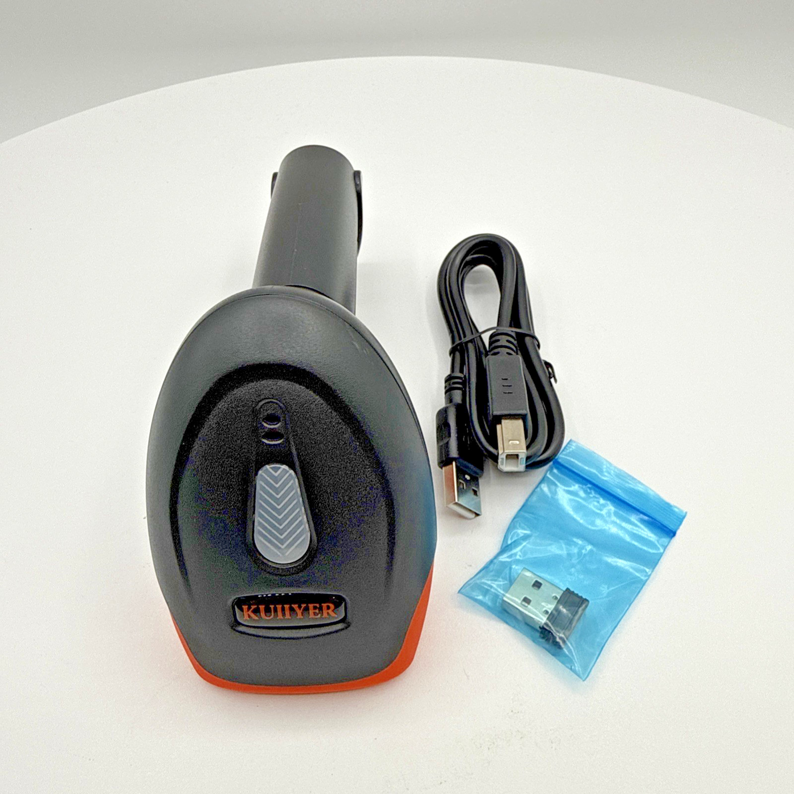 KUIIYER HW0002 2D QR 1D Bluetooth 2.4G Wireless USB Handheld Barcode Scanner