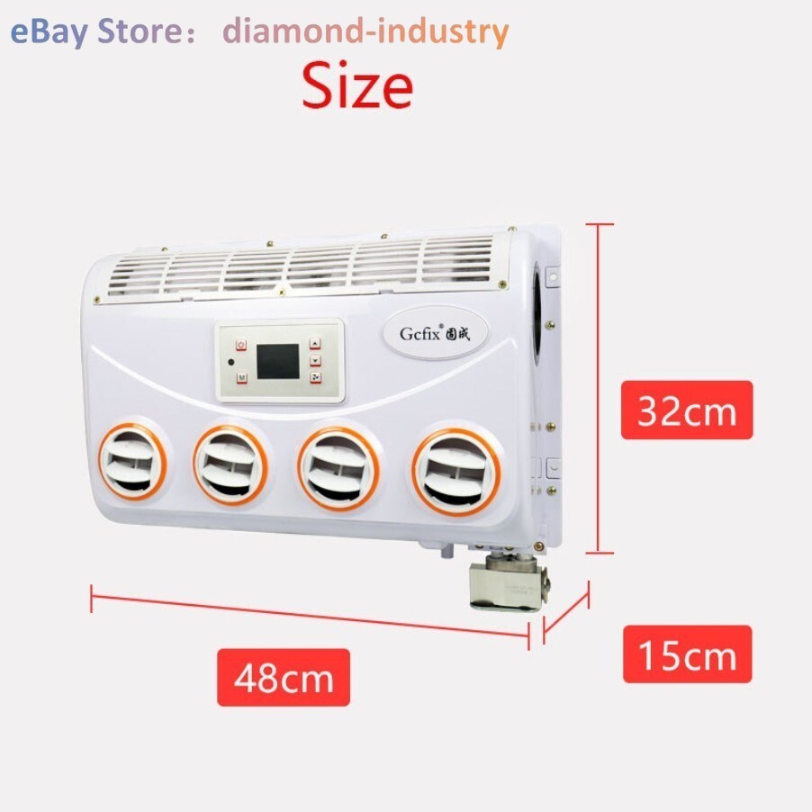 Universal 24V Bus Truck Evaporator Assembly Motorhome RV A/C Air Conditioner