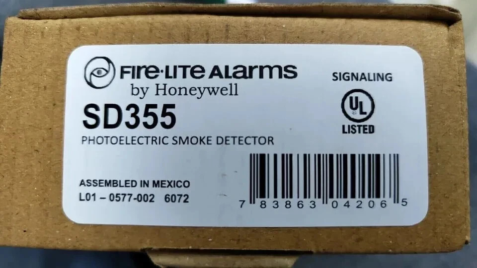 Fire-Lite SD355 Photoelectric Addressable Smoke Detector -Honeywell SD 355