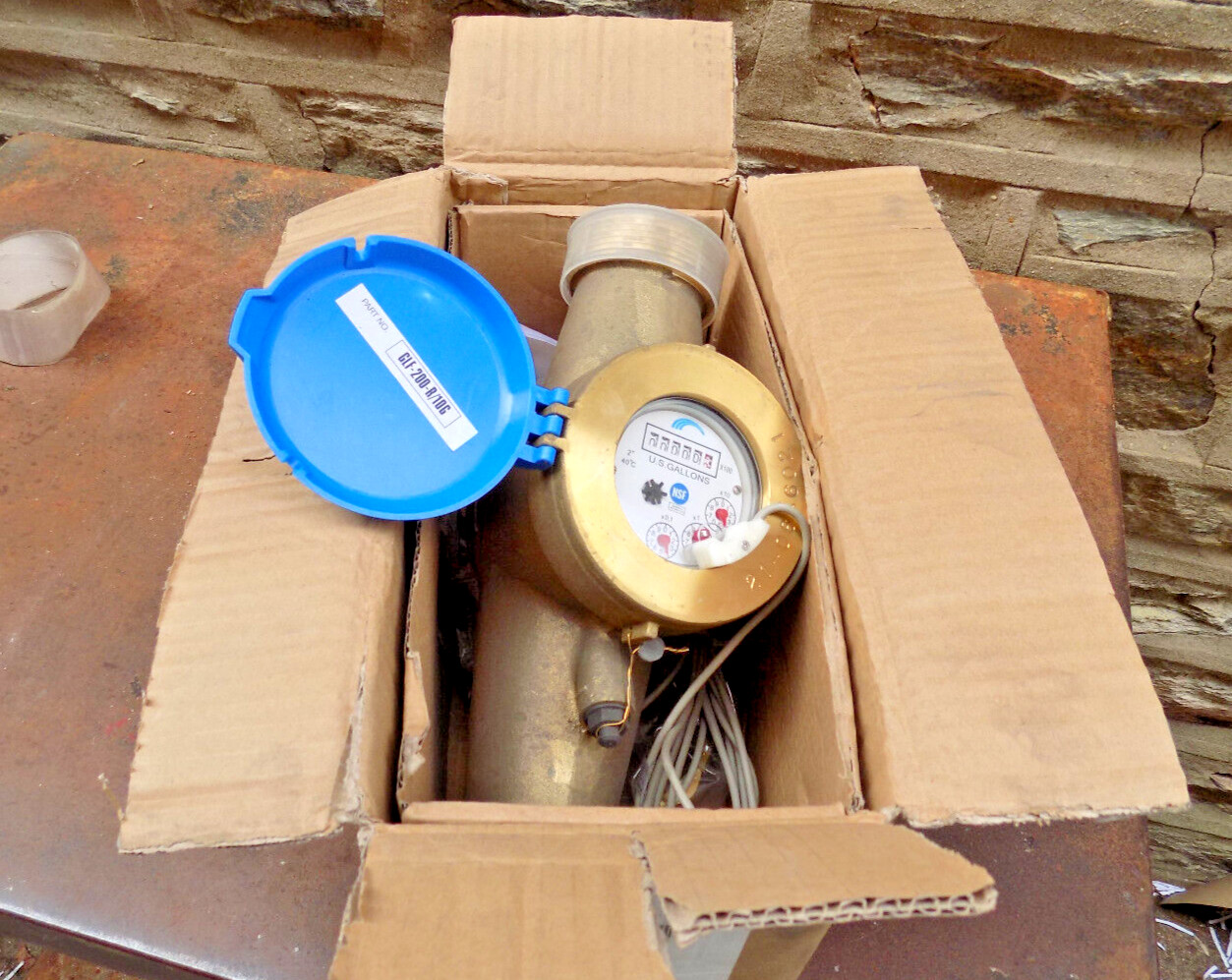 GLF-200-R/10G | Lead-Free Multi-jet Water Meter (NSF 61) – Pulser – 2 in – 10 G/