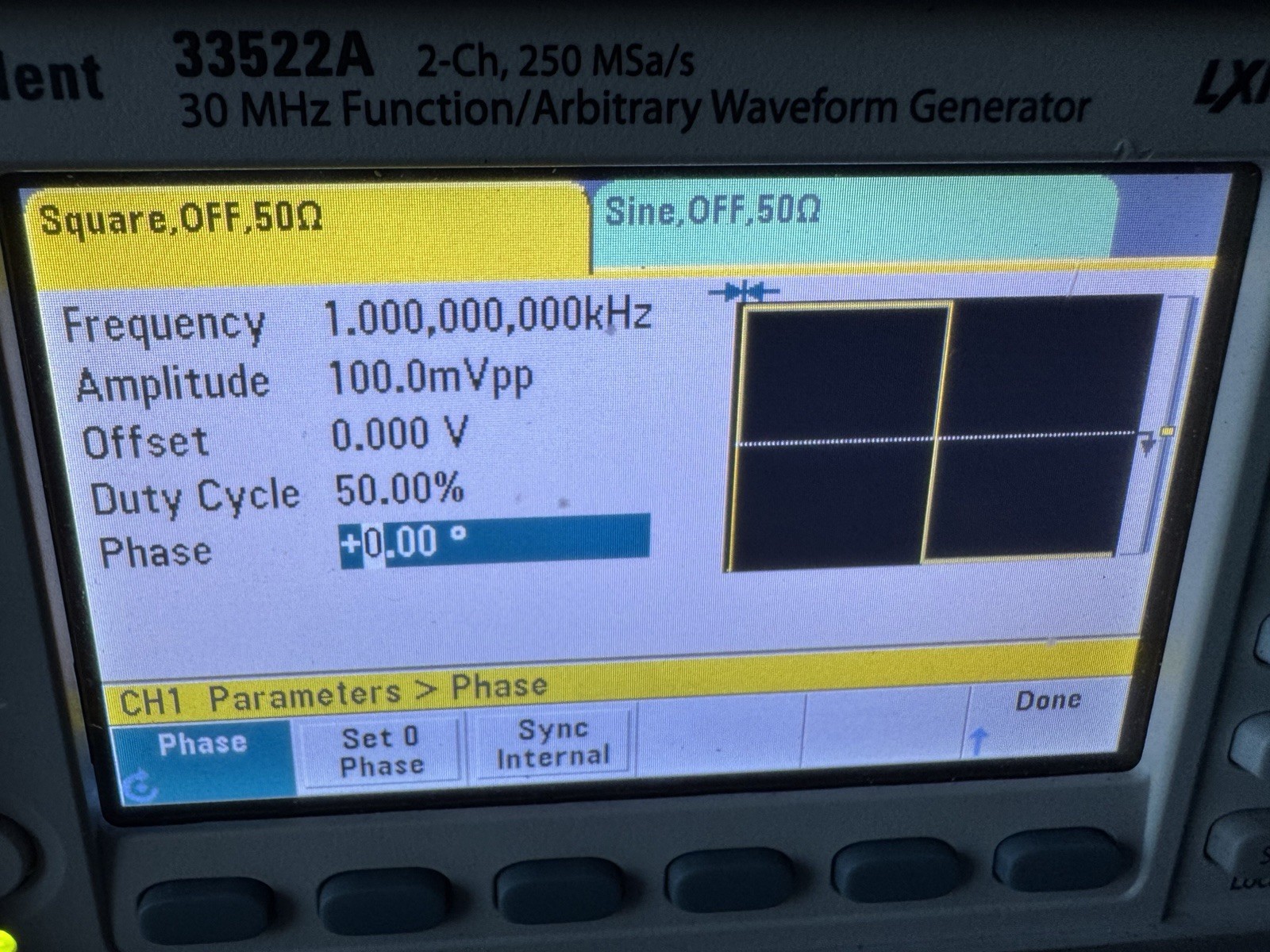 HP/Agilent/Keysight 33522A Waveform Generator CALIBRATED recently
