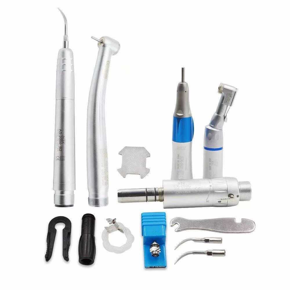 Dental High Low Speed Handpiece with Air Scaler Set (EX-203C+PANA-MAX+AS2000) US