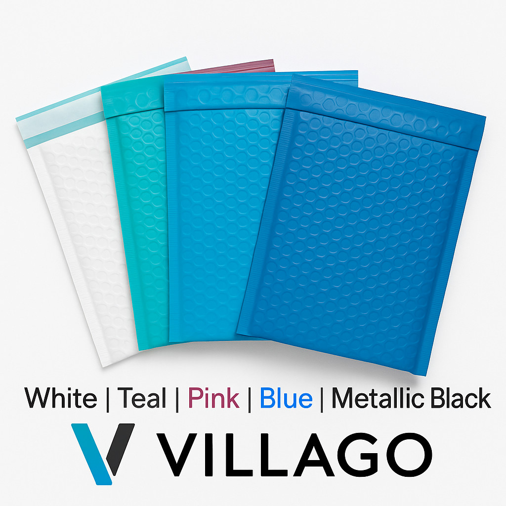 Colored Poly Bubble Mailers Padded Shipping Envelopes Self Seal #000-#5