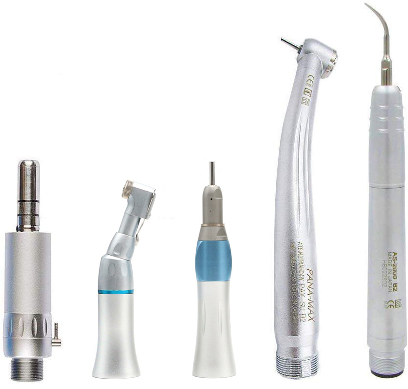 Dental High Low Speed Handpiece with Air Scaler Set (EX-203C+PANA-MAX+AS2000) US
