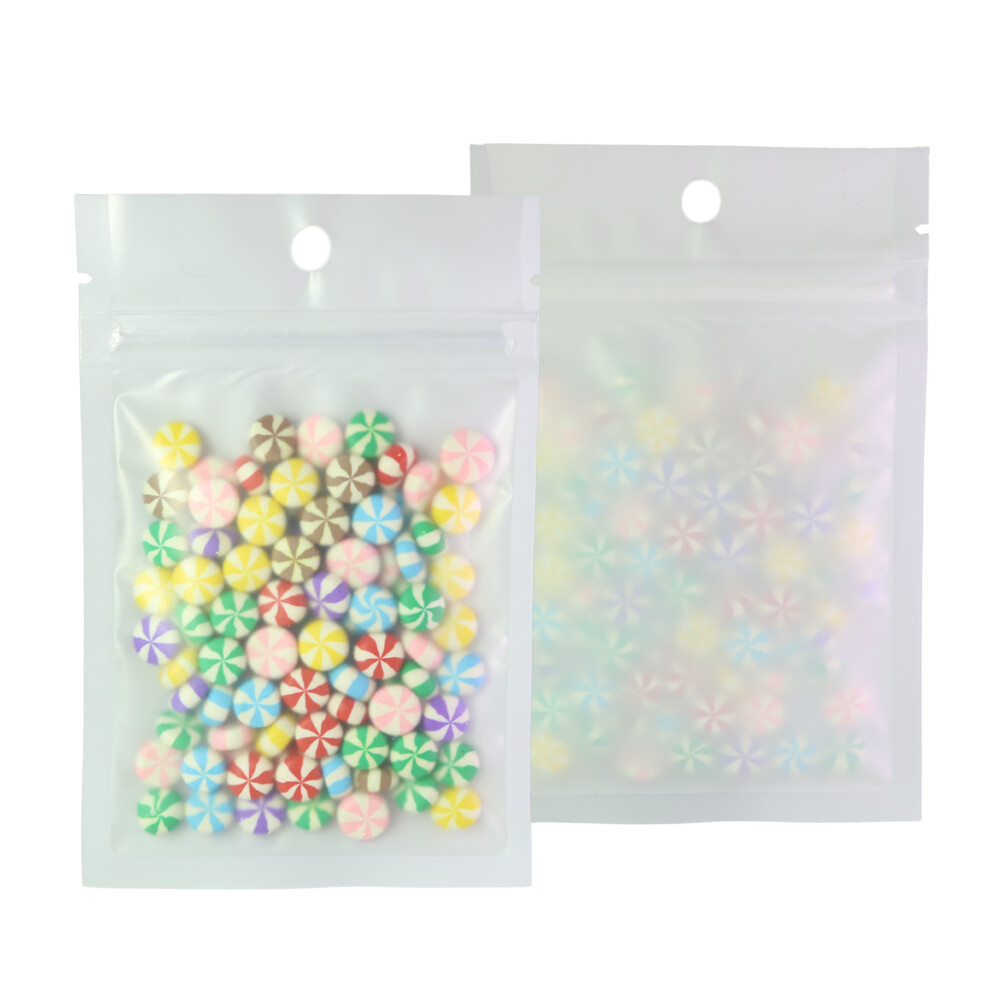QQ Studio Black and White Food Safe QuickQlick™ Flat Candy Bags with Hang Hole