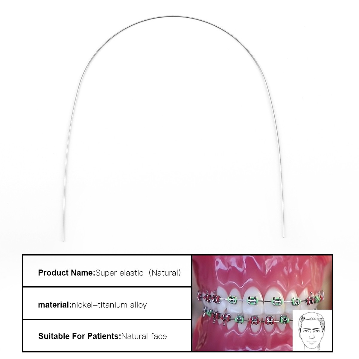 AZDENT Dental Orthodontic Round Arch Wires Heat Thermal Activated Niti 10pc/pack