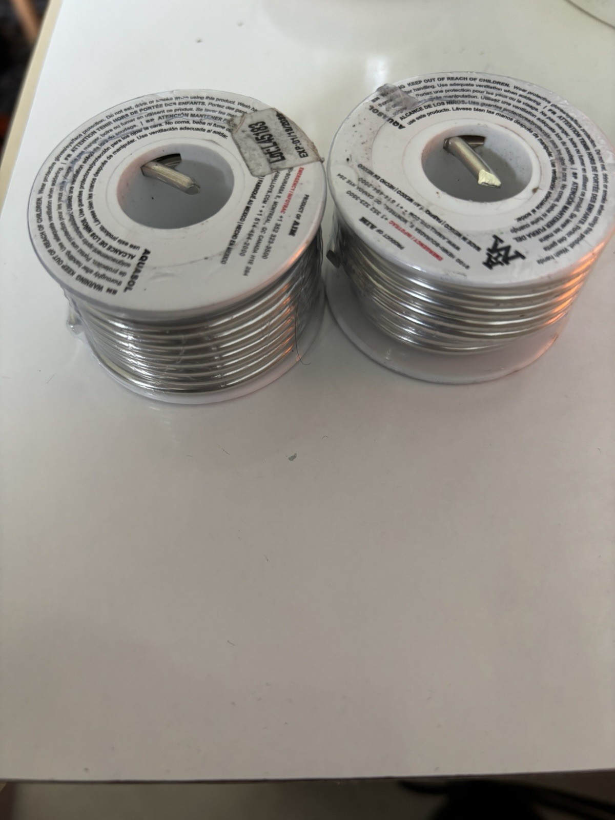 AIM Aquasol Lead Free Plumbing Solder 3mm (0.125 Inch) 227g (0.5lb)
