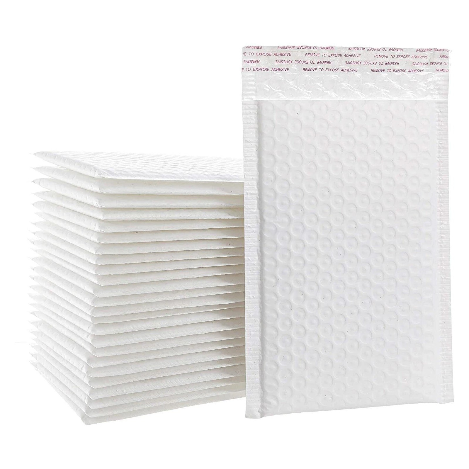 Any Size Poly Bubble Mailers Shipping Mailing Padded Bags Bubble Envelopes White