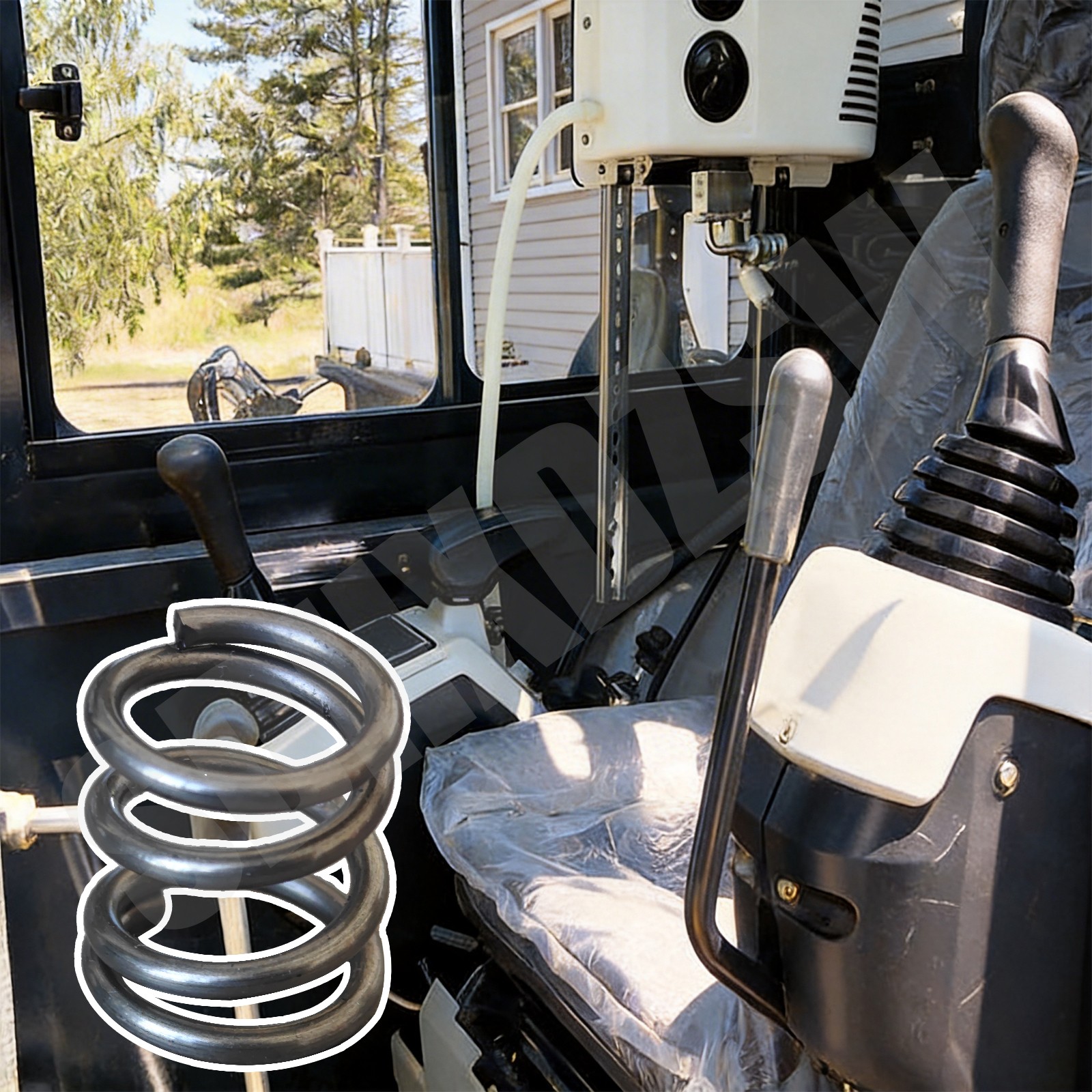 Chinese Mini Excavator Spring Mod Kit Of 8 Stainless Springs AGT Miva CFG Rippa