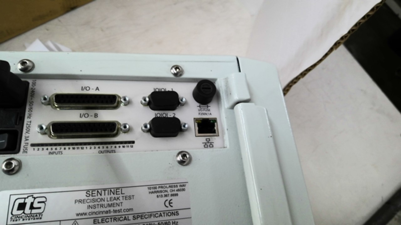 CTS Sentinel I28 I28-040590L Precision Leak Test Instrument 100-240V 50/60HZ