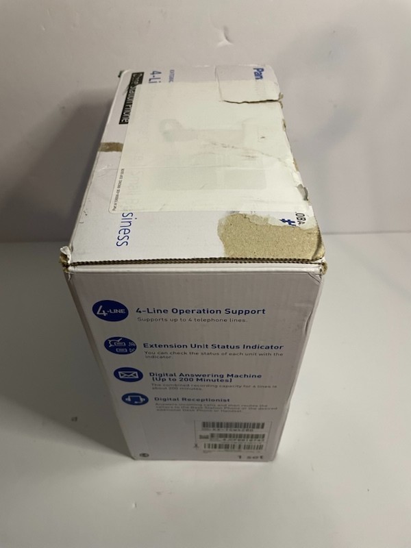 Panasonic Office Phone System Corded Base Station with 4 Lines KX-TGW420B Black