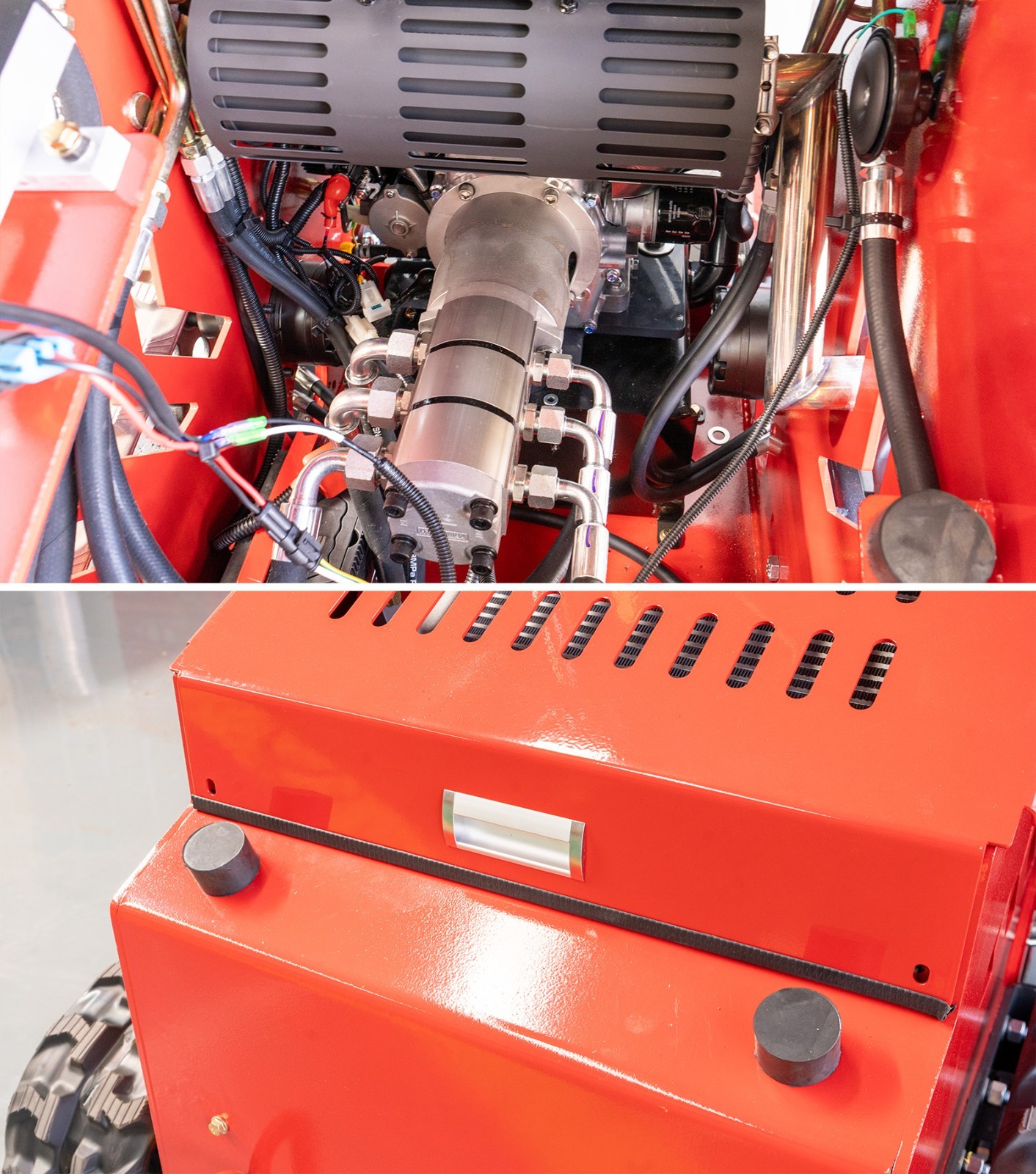 480 2645Lbs Tracked EPA 23HP 13GPM Mini Skid Steer 3-Pumps FREE SHIP Unloading