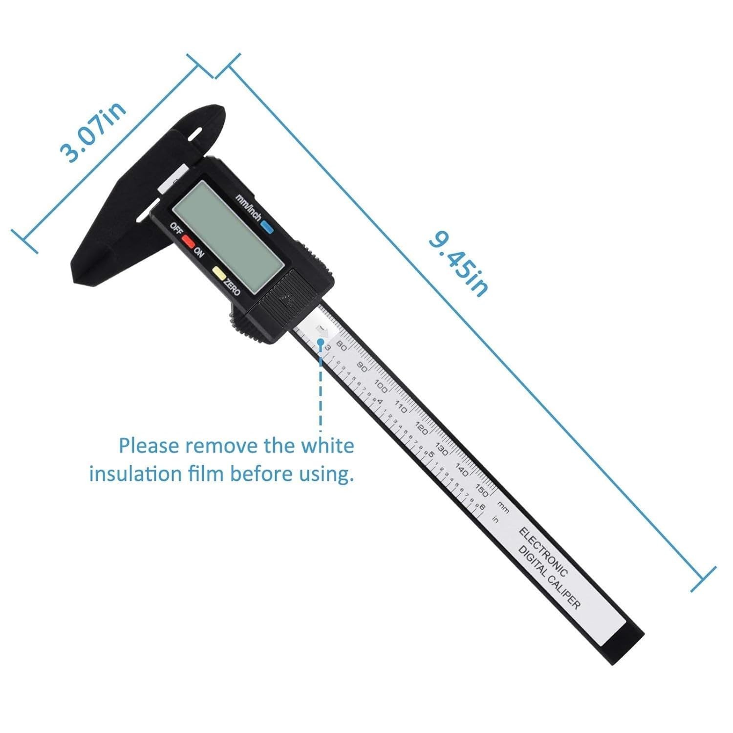 0-6″ Electronic Micrometer Caliper – Accuracy ±0.2mm, Easy Inch/MM Conversion