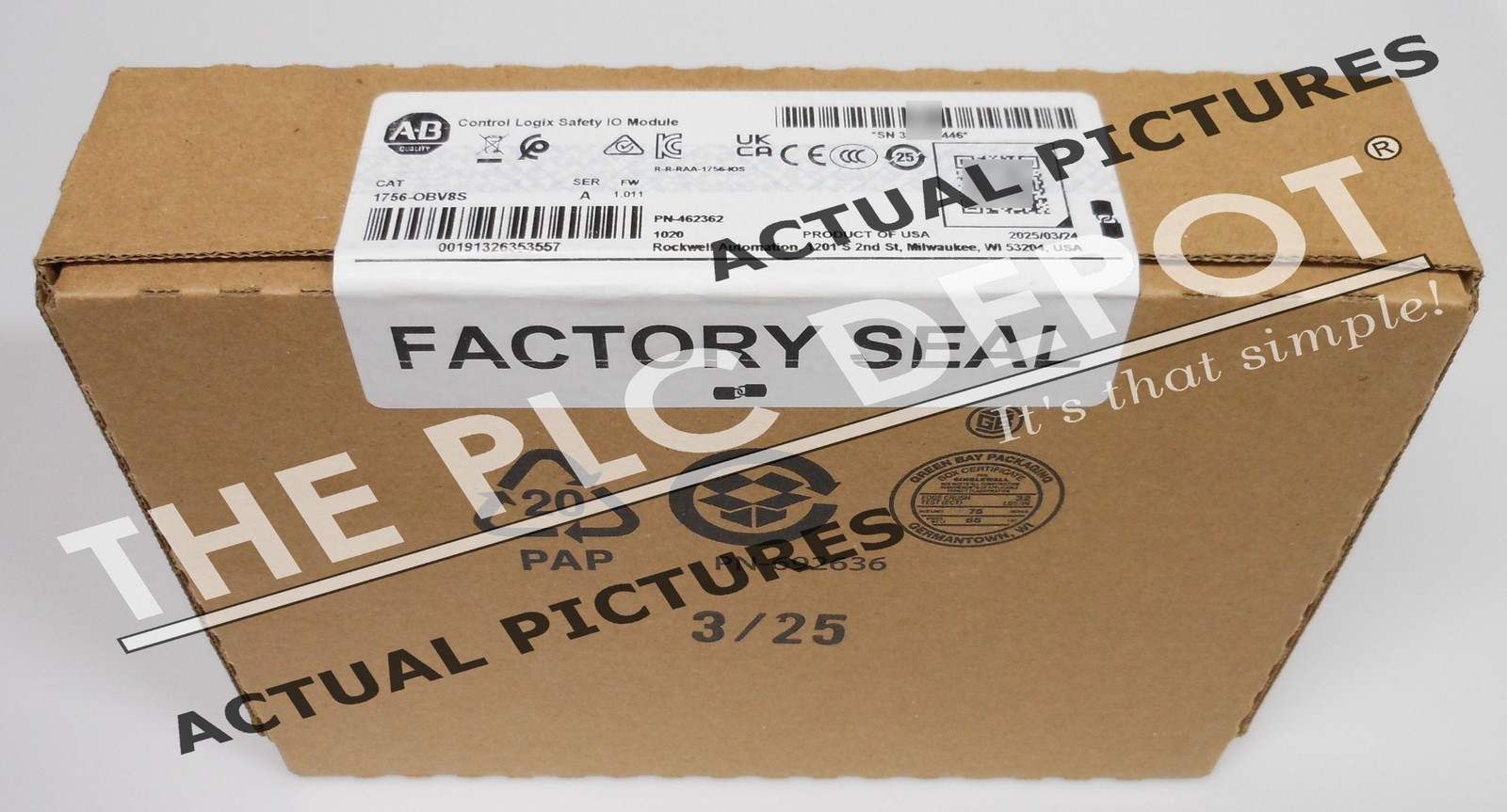 2025 SEALED Allen Bradley 1756-OBV8S ControlLogix [REAL US SELLER NOT CHINA]#446