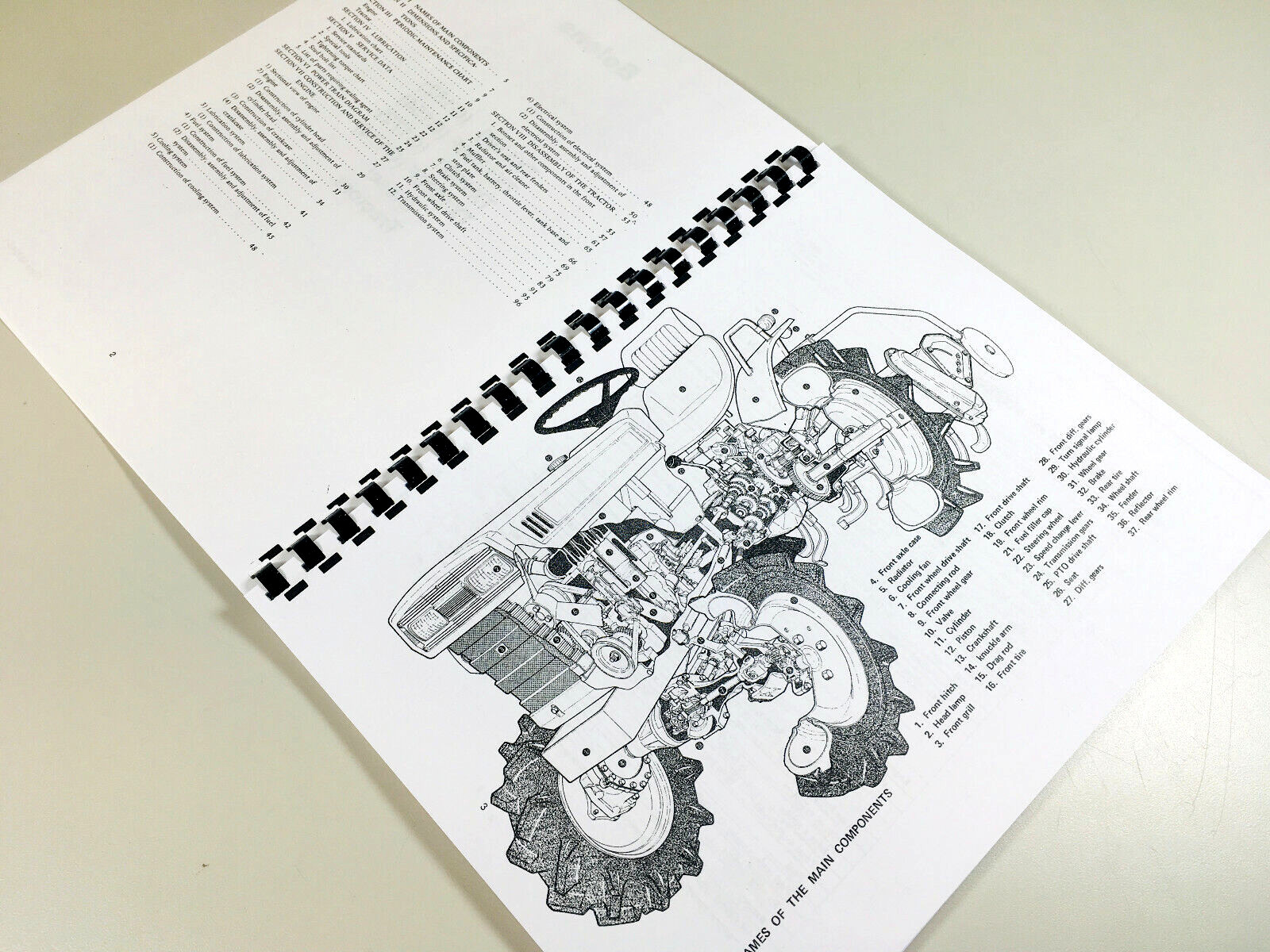 Bolens G152 G154 G172 G174 Tractor Service Repair Shop Manual Iseki Diesel Eng