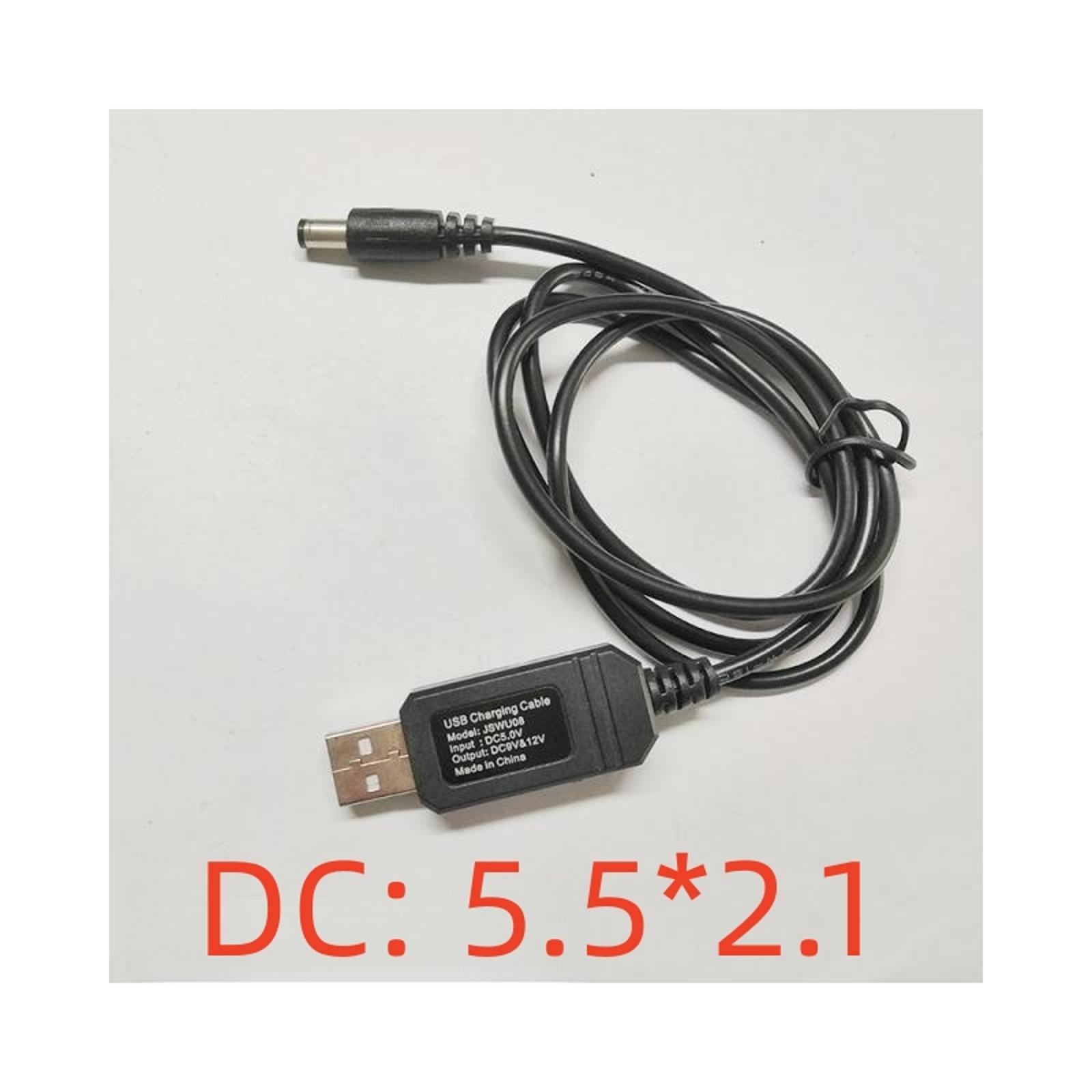 DC 5V to DC 9V 12V Step-up USB Converter Adapter Cable USB Power Boost Line