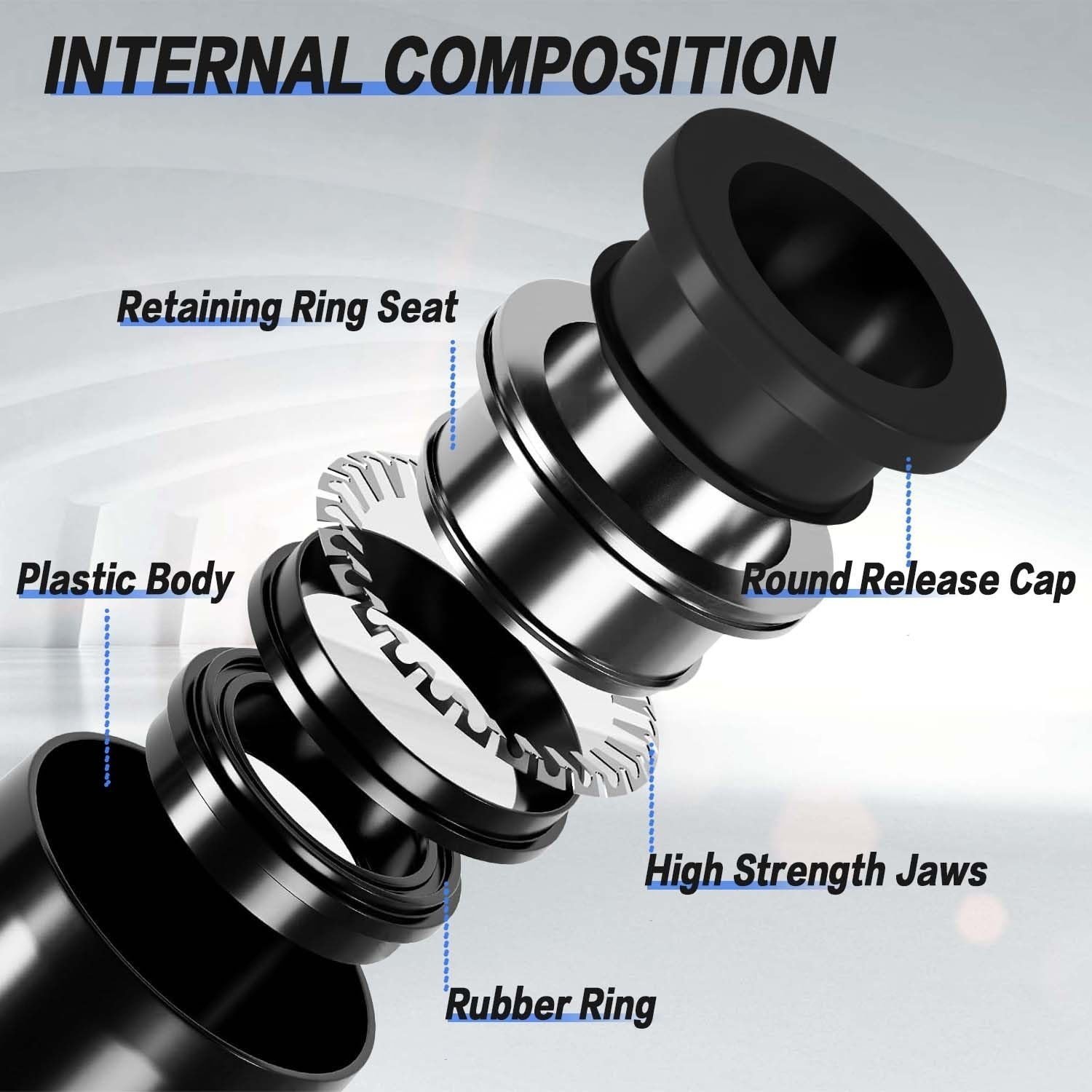 Tugermoola 3PCS 1/4″ Push to Connect Ball Valve Air Hose Fittings