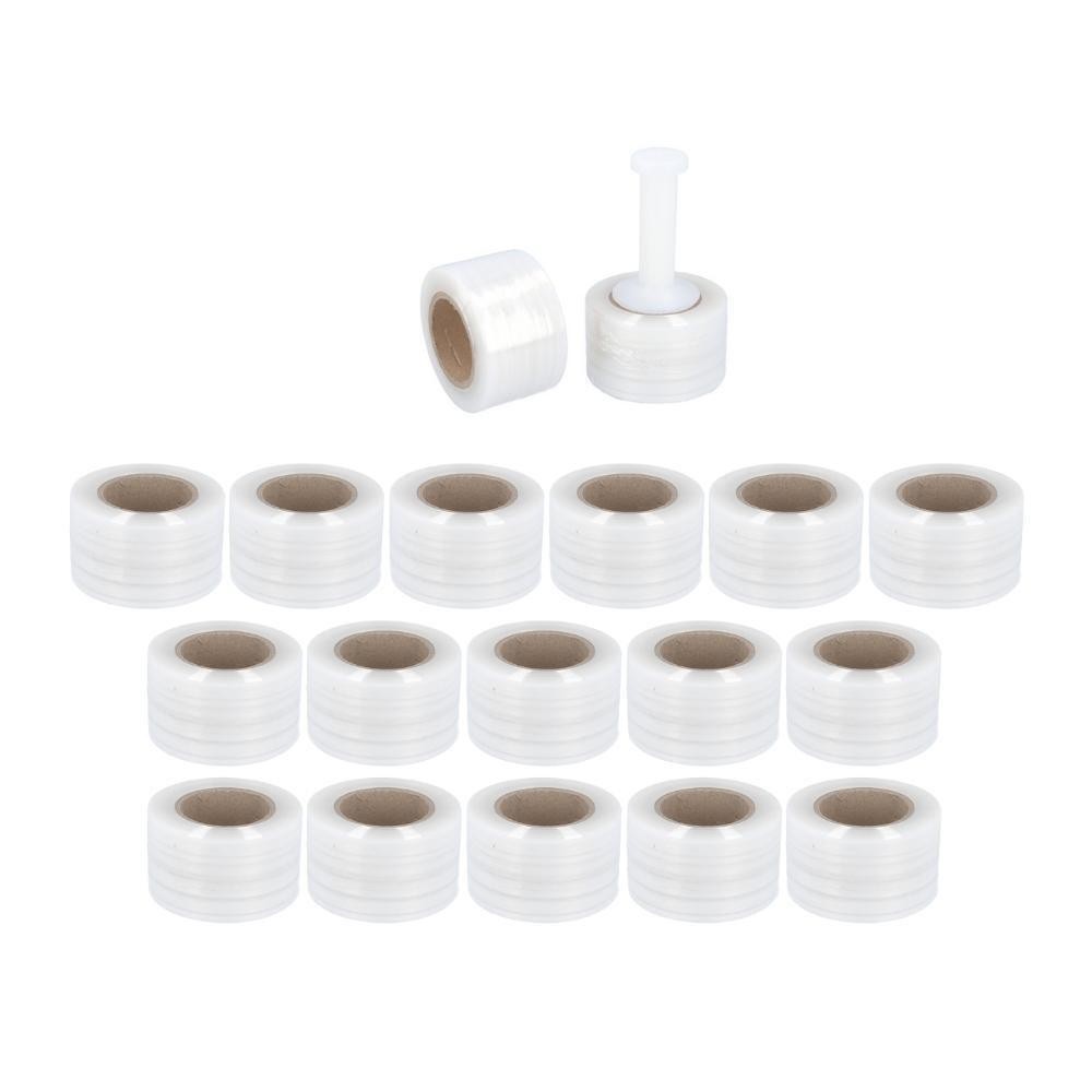 3″x700′ 120 Gauge Cast Hand Stretch Wrap Clear Shrink Film 18 Rolls Made in USA