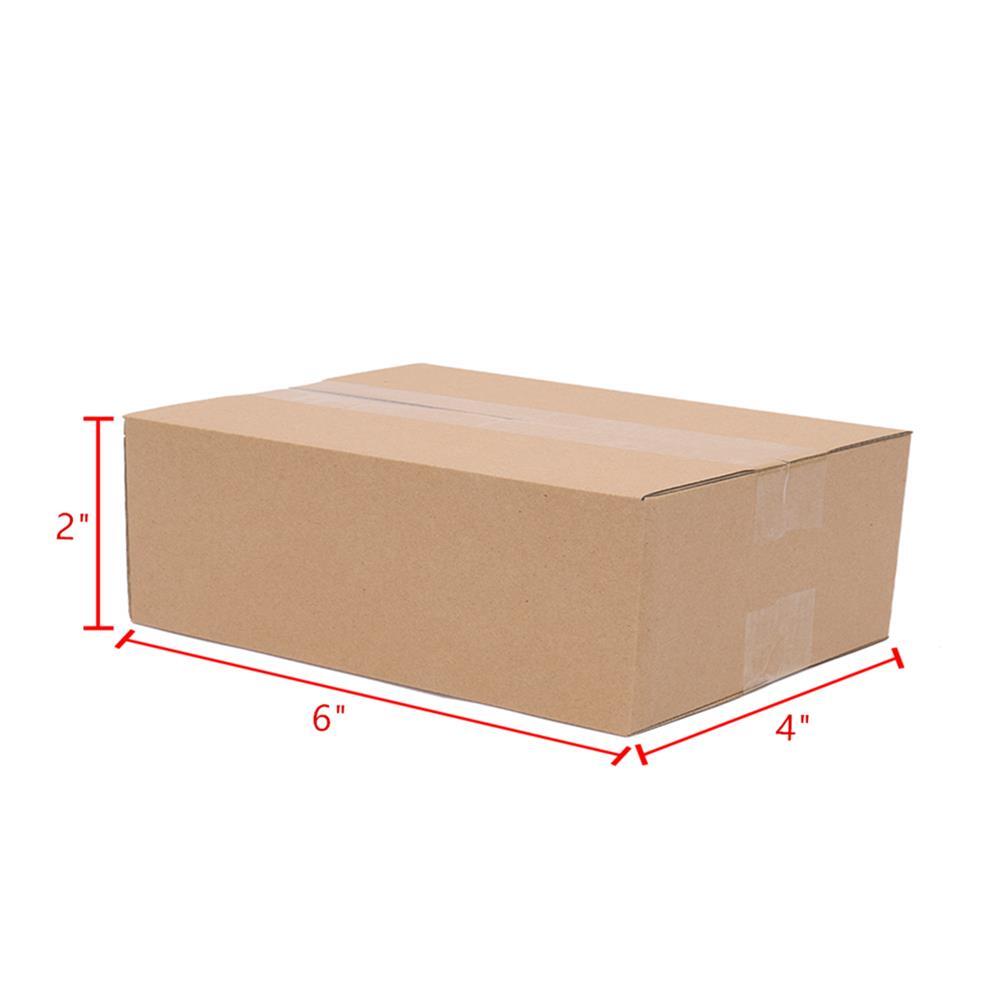 100~1000 6x4x2 Cardboard Packing Mailing Moving Shipping Boxes Corrugated Box