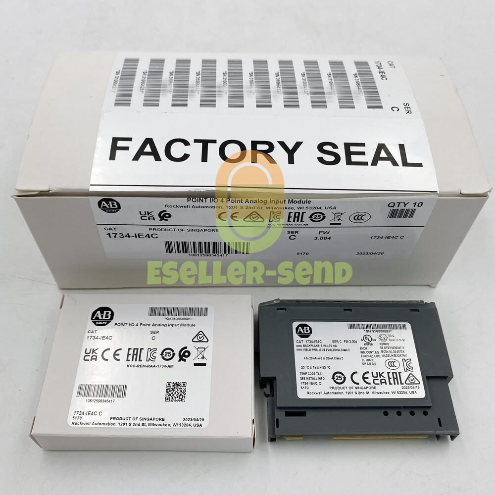 AB 1734-IE4C Allen-Bradley Ser C 4 Point Analog Input Module 2023 New Sealed TX