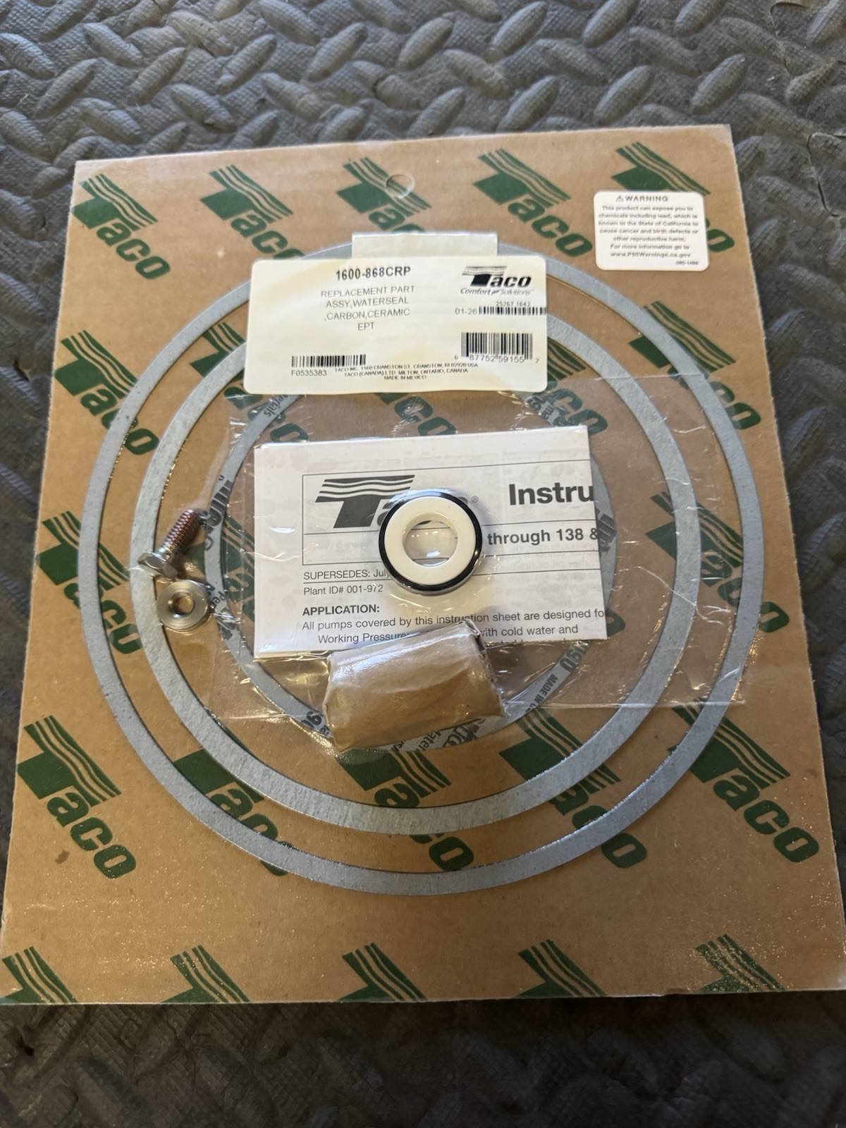 TACO 1600-868CRP Ceramic Seal Kit