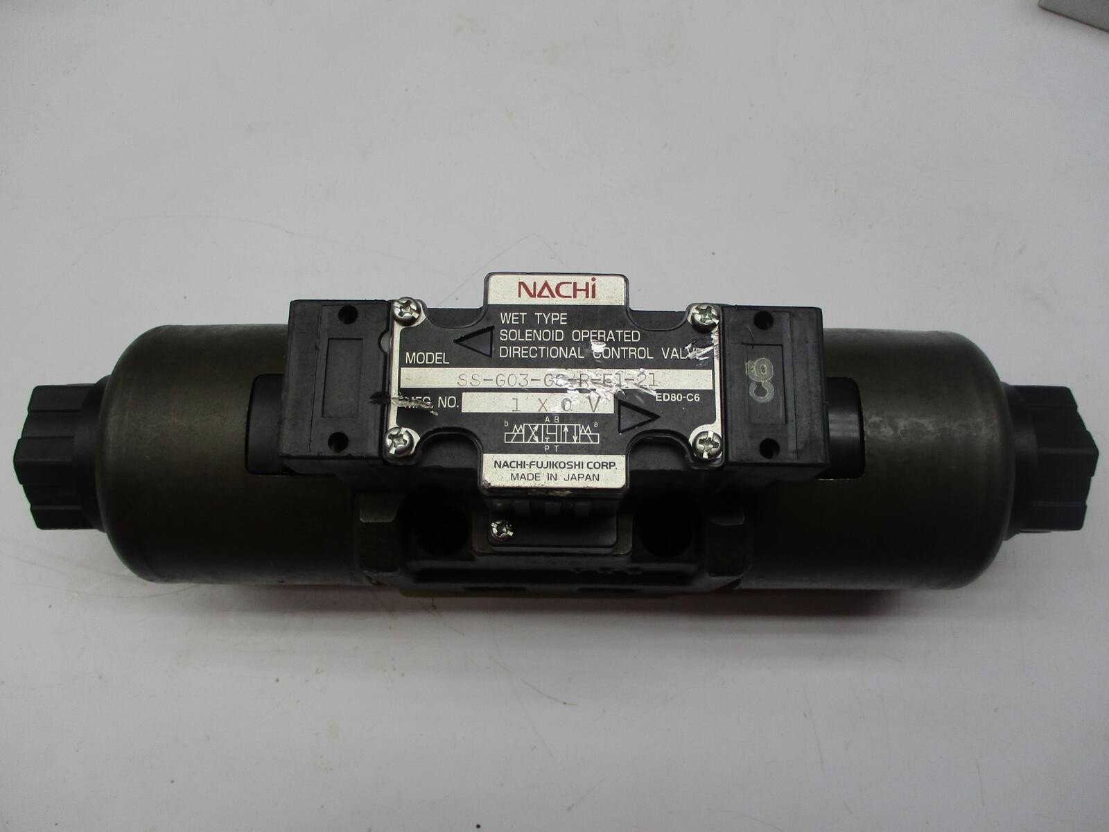 NACHI SS-G03-G6-R-E1-21 VALVE (AS PICTURED) NSNP