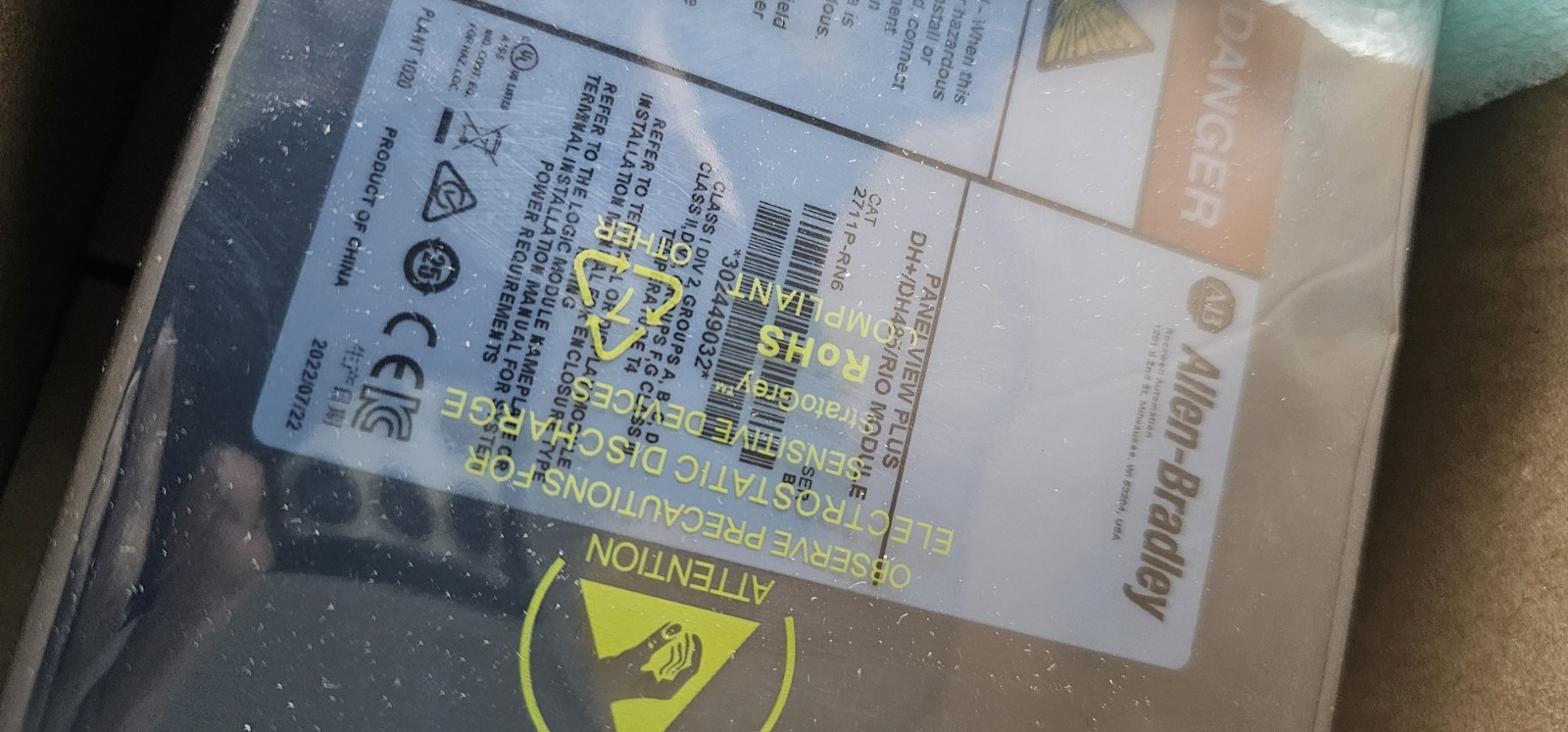 Allen-Bradley Rockwell Automation 2711P-RN6 PanelView Plus DH/RIO/DH-485 Module