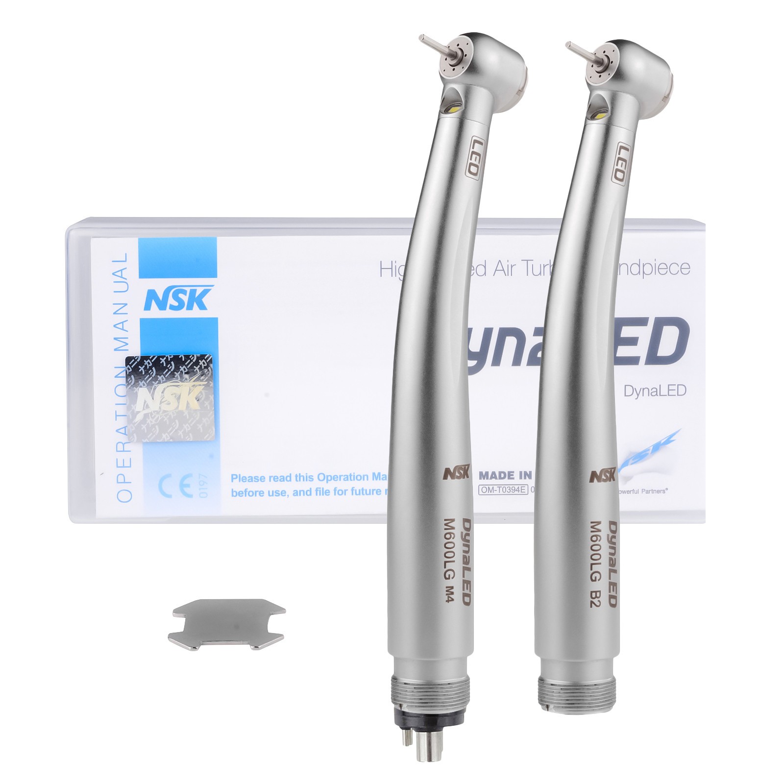 Dental LED High Speed Handpiece E-generator 8 Spray Ceramic Bearing DynaLED B2M4