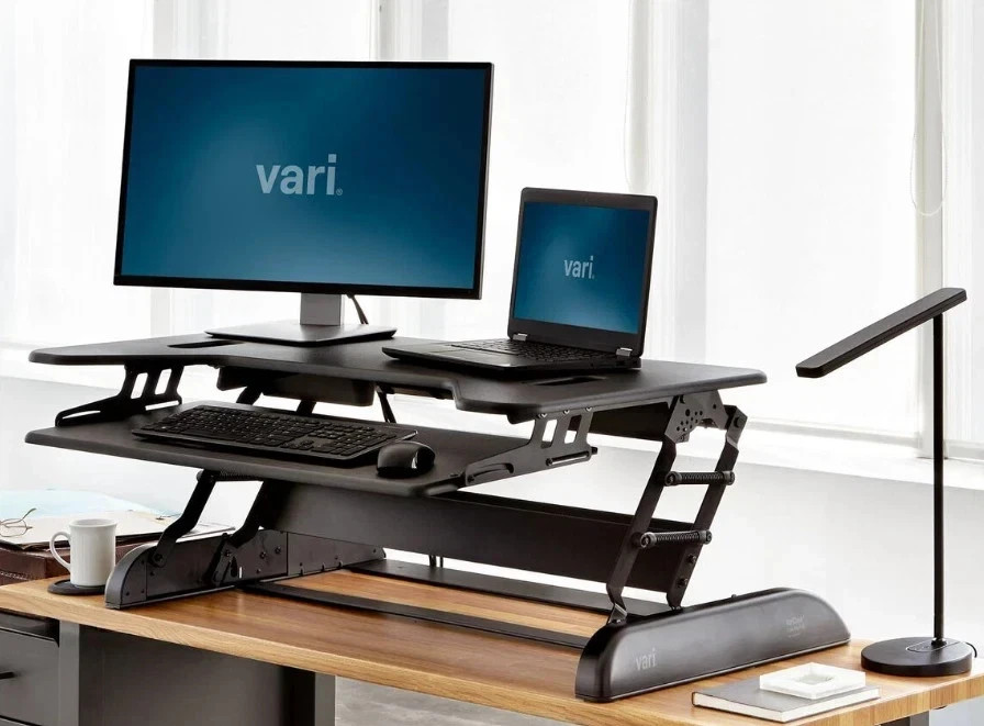Varidesk Cube Plus 40 Adjustable Height Sit Stand Desk Converter 40″ NEW