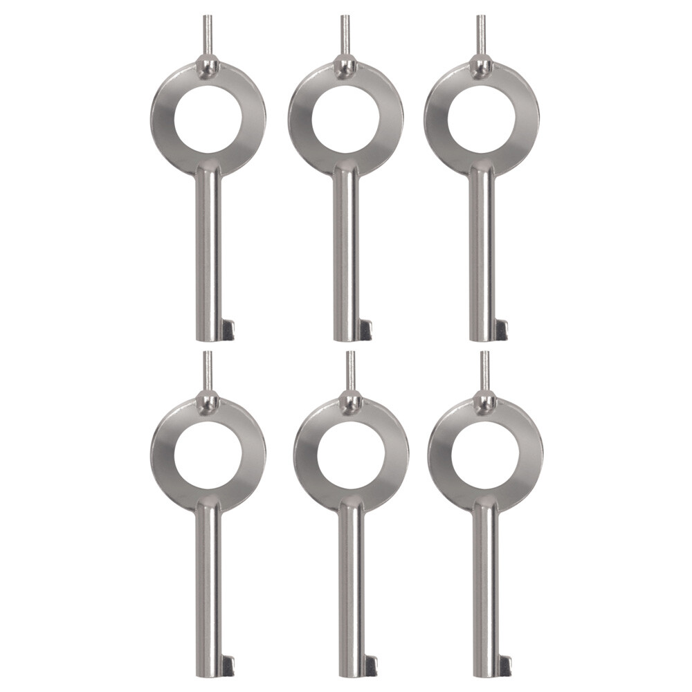 6 Pack Universal Handcuff Keys