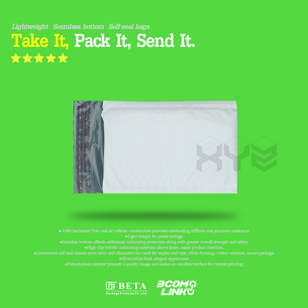 #000 4×8 (4×7) Poly Bubble Mailer Padded Envelope Shipping Bag 25,50,100,250,500