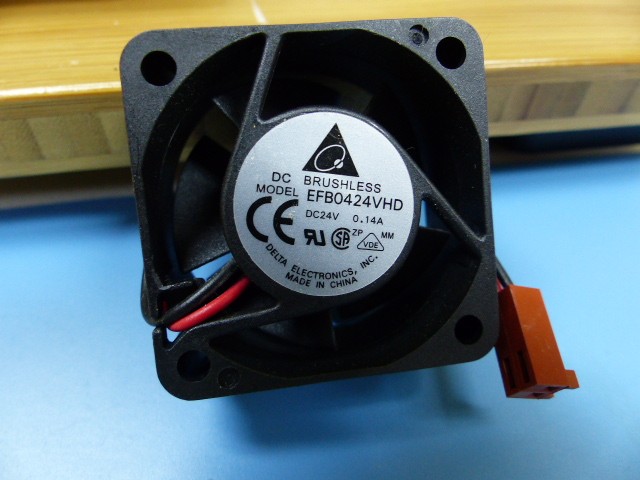 DELTA EFB0424VHD Qty of 10 per Lot FAN 24VDC 0.14A10CFM NEW-WIRES TRIMMED TO 4″