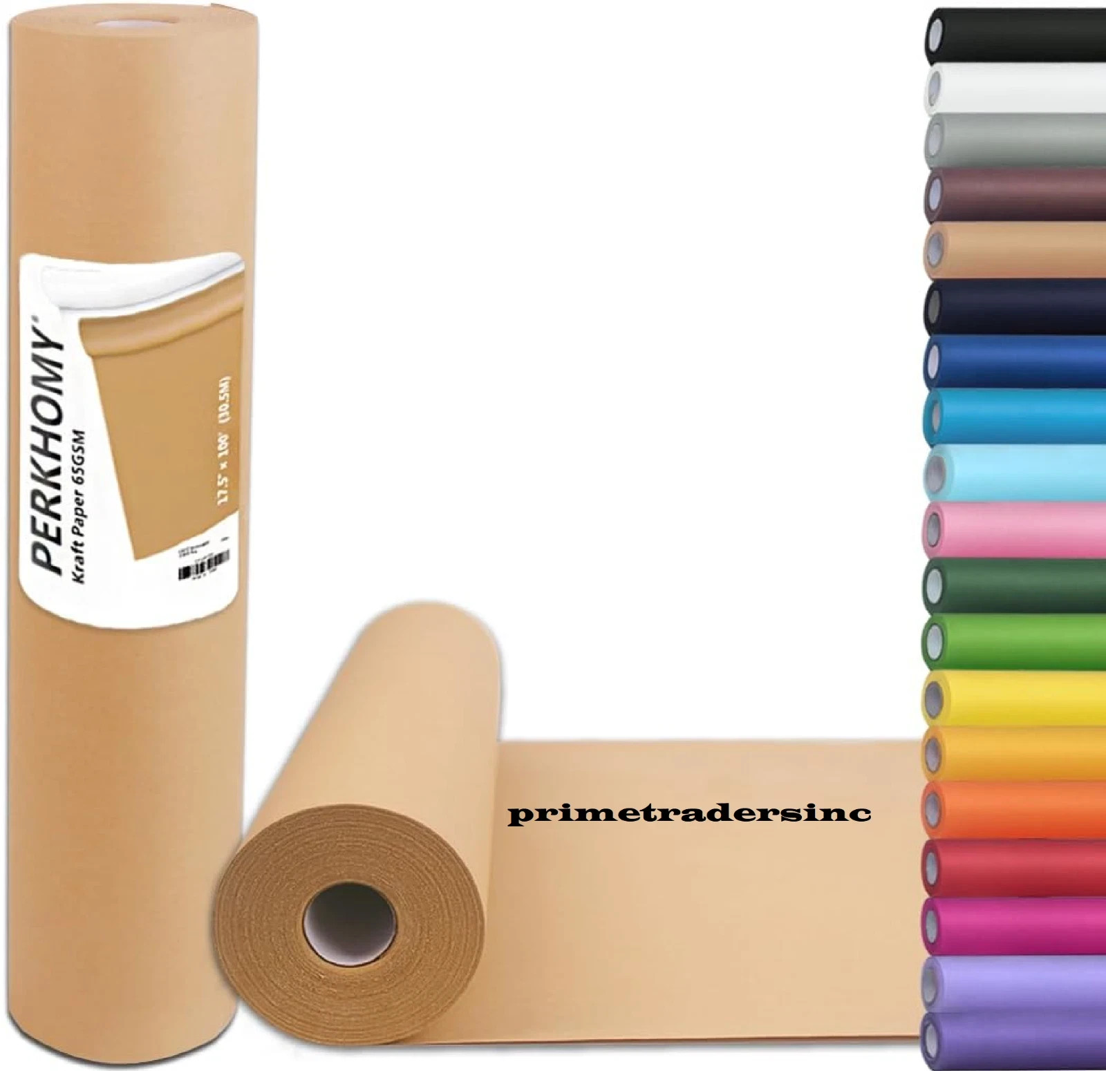 17.5″ x 1200” Brown Kraft Paper 70GSM 50LB Roll Packaging Shipping NEW*