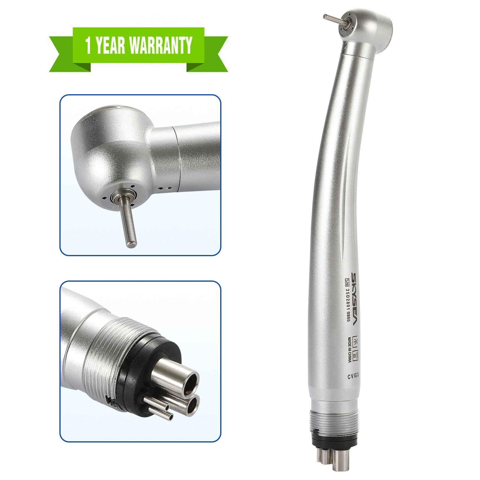 Dental High Speed Handpiece 4 Hole 2 Holes Push Button Turbine Y1BA4