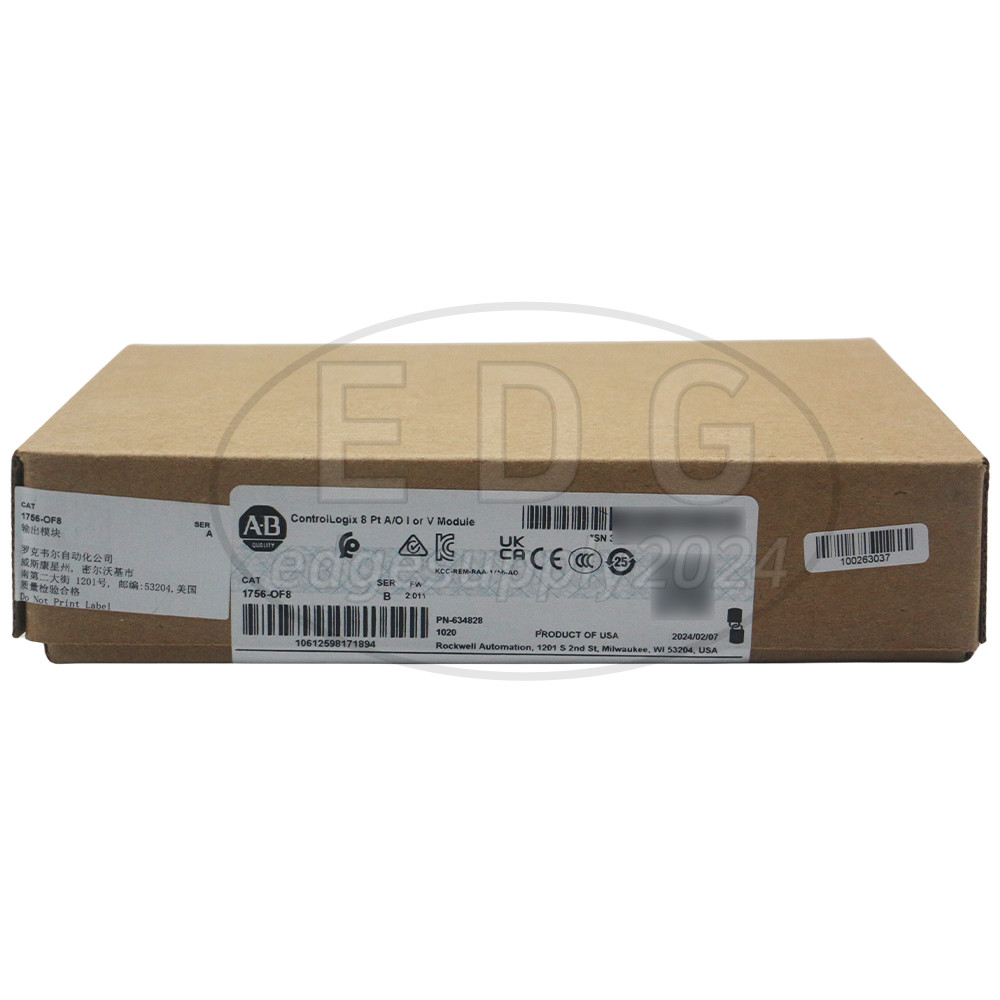 NEW Factory Sealed Allen Bradley 1756-OF8 ControlLogix 8 Pt A/O I or V Module